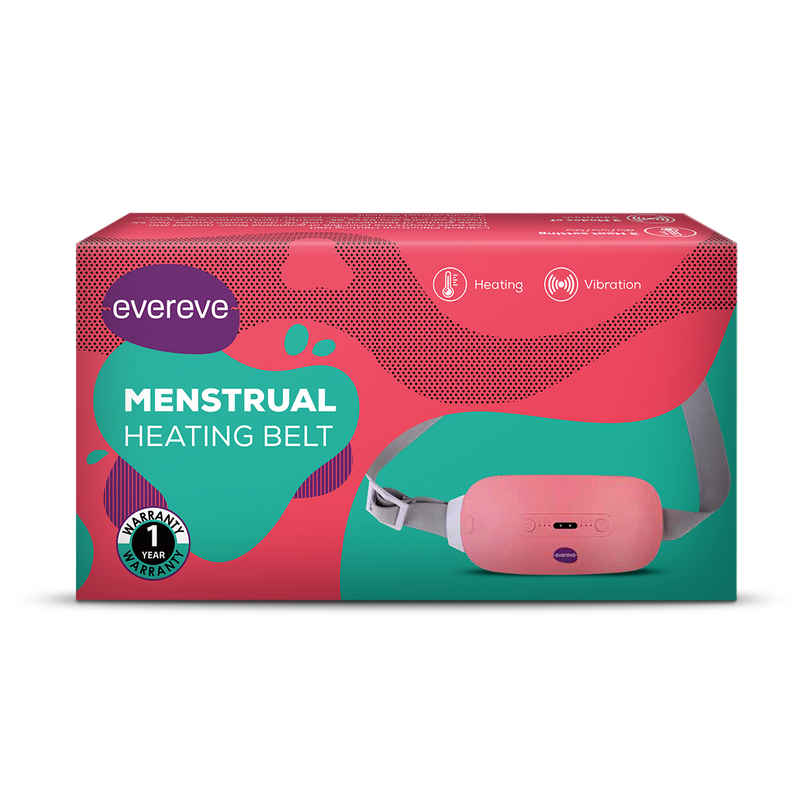 Evereve Electric Menstrual Pain Relief Massager (3 modes & heating levels, 5 hrs battery life) Evereve Electric Menstrual Pain Relief Massager (3 modes & heating levels, 5 hrs battery life)
