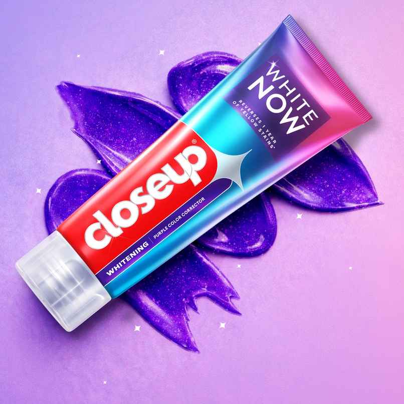 Closeup White Now - Purple Color Corrector Toothpaste Closeup White Now - Purple Color Corrector Toothpaste