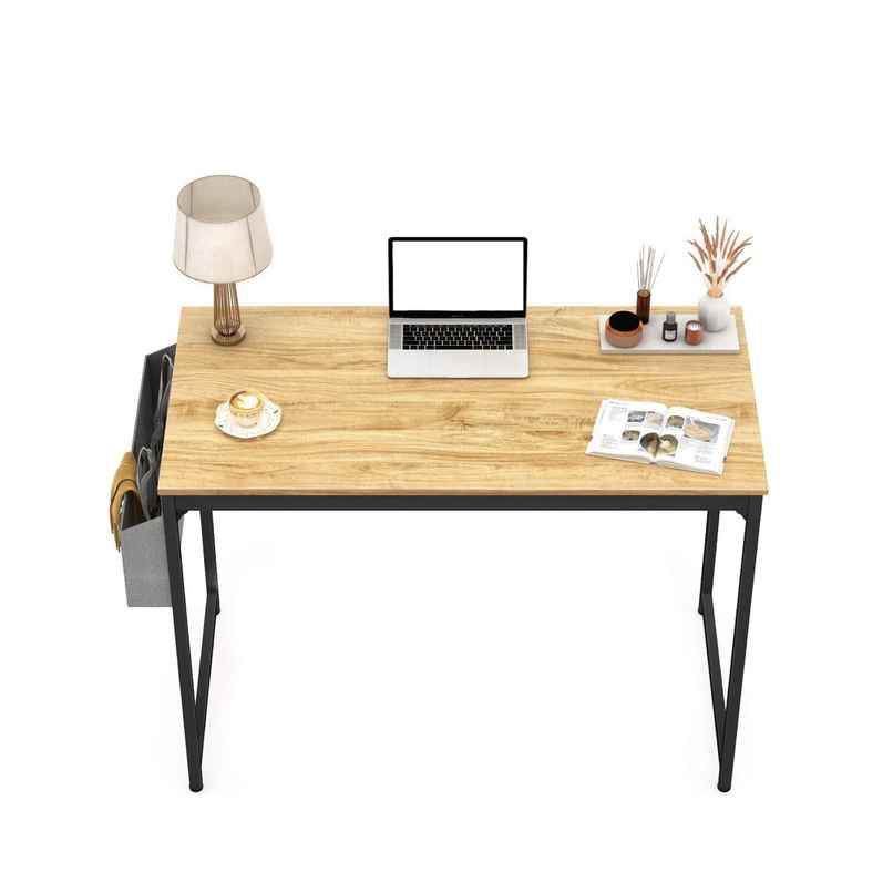 Arlavya Study and Office Table-32 x 19, Engineered Wood, Free Standing - Natural Color