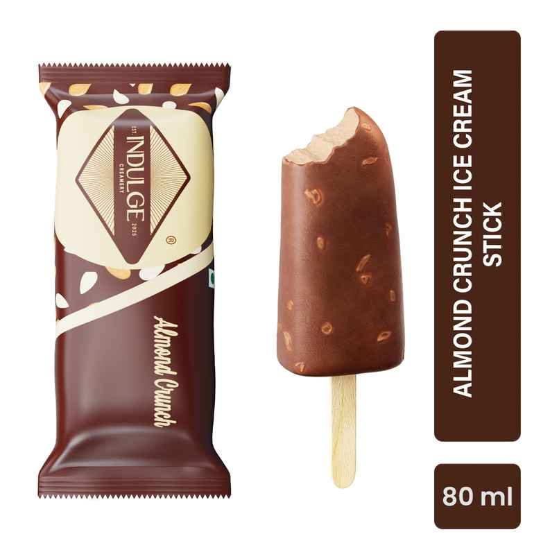Indulge Creamery | Almond Crunch Ice Cream Stick