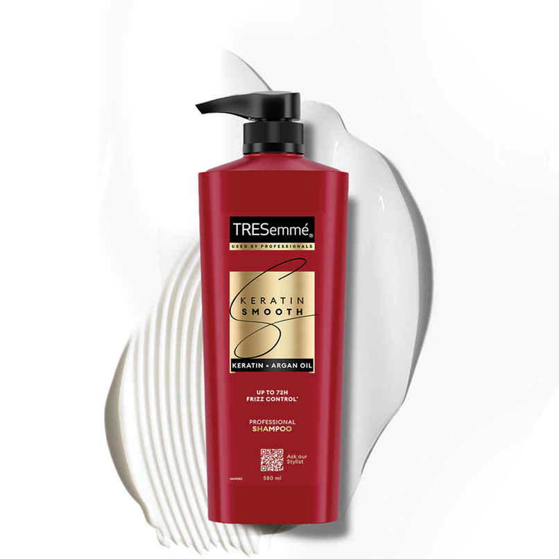 TRESemme Keratin Smooth Anti-Frizz Shampoo with Keratin & Argan Oil for Dry, Frizzy Hair