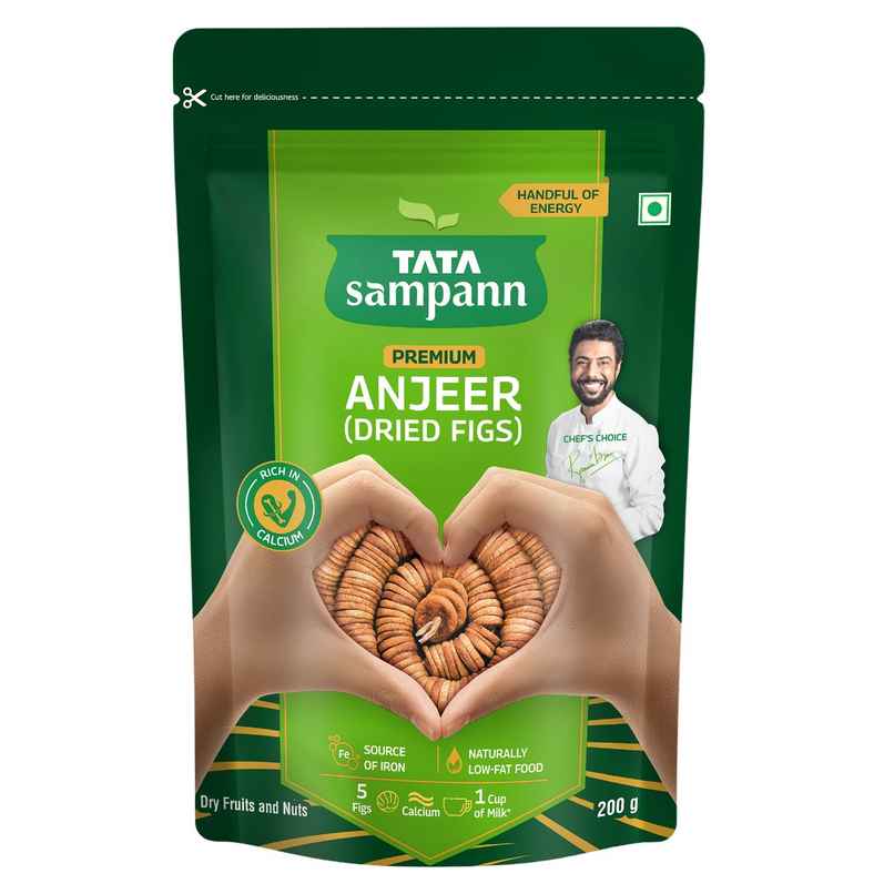 Tata Sampann Premium Anjeer (Dried Figs)Rich In Calcium & Fibre