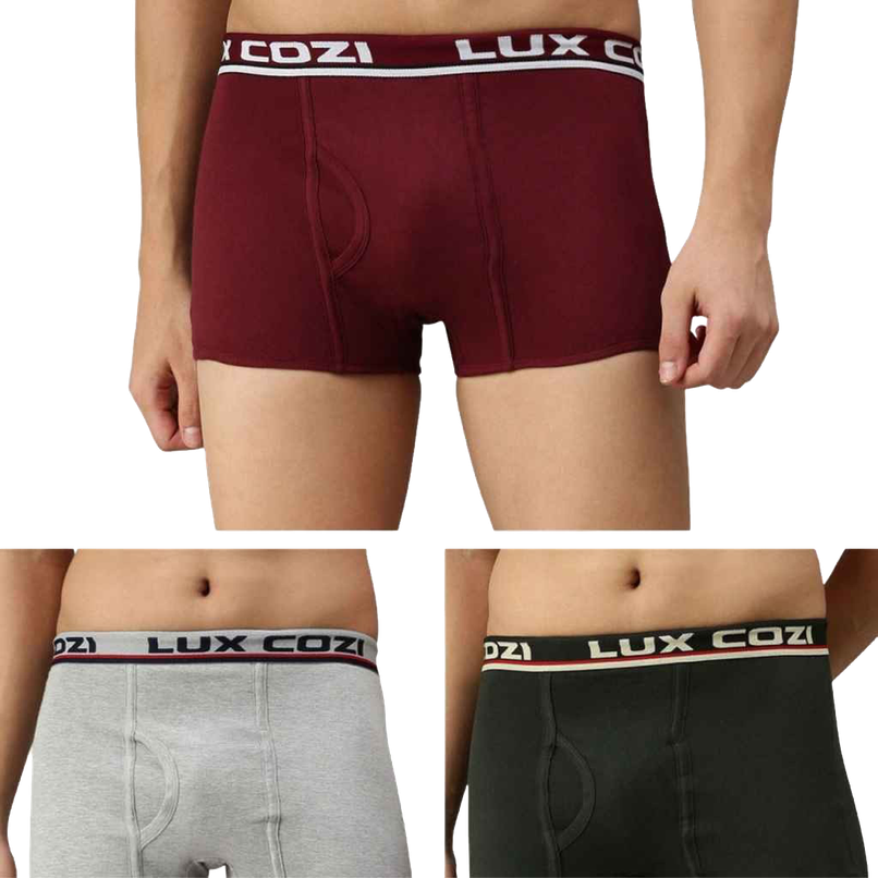 Lux Cozi Men's Solid Trunk | Assorted | 85 cm