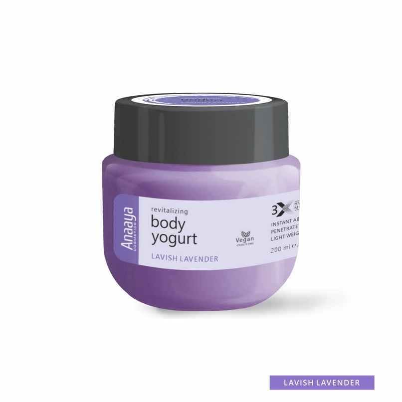 Anaaya Revitalizing Body Yogurt - Lavish Lavender Anaaya Revitalizing Body Yogurt - Lavish Lavender