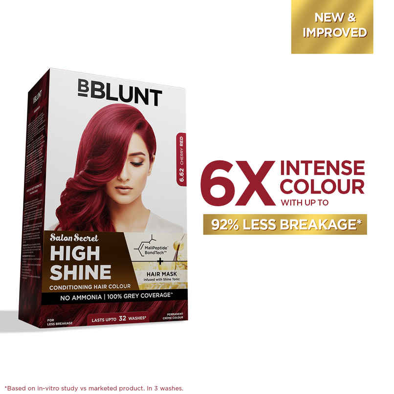 Bblunt Salon Secret High Shine Conditioning Hair Colour | Cherry Red Bblunt Salon Secret High Shine Conditioning Hair Colour | Cherry Red