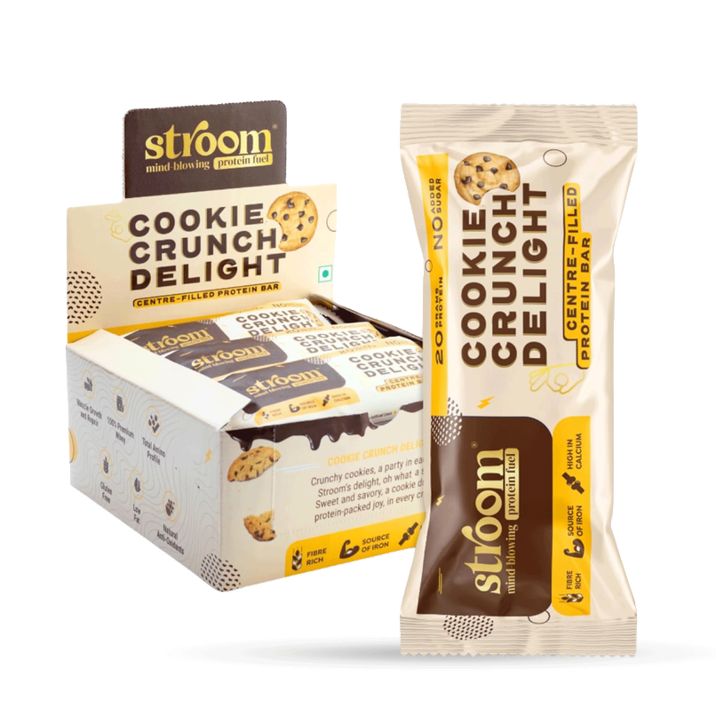 Stroom Cookie Crunch Delight 20g Protein Bars Stroom Cookie Crunch Delight 20g Protein Bars
