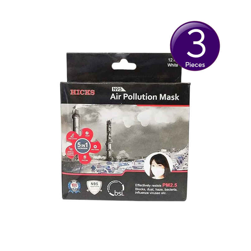 Hicks N95 Mask White Combo   