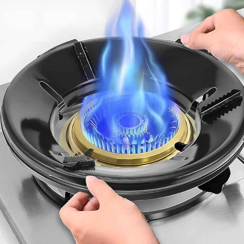 DALUCI Gas Saver Stand Gas Stove Burner Support Ring Windproof Energy Saving