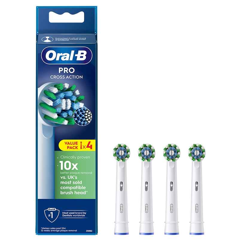 Oral-B Cross Action Electric Toothbrush Soft Brush Heads