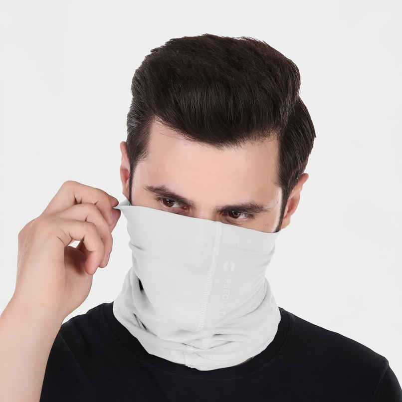 Freecultr Unisex Bamboo Bandana | White - Free Size