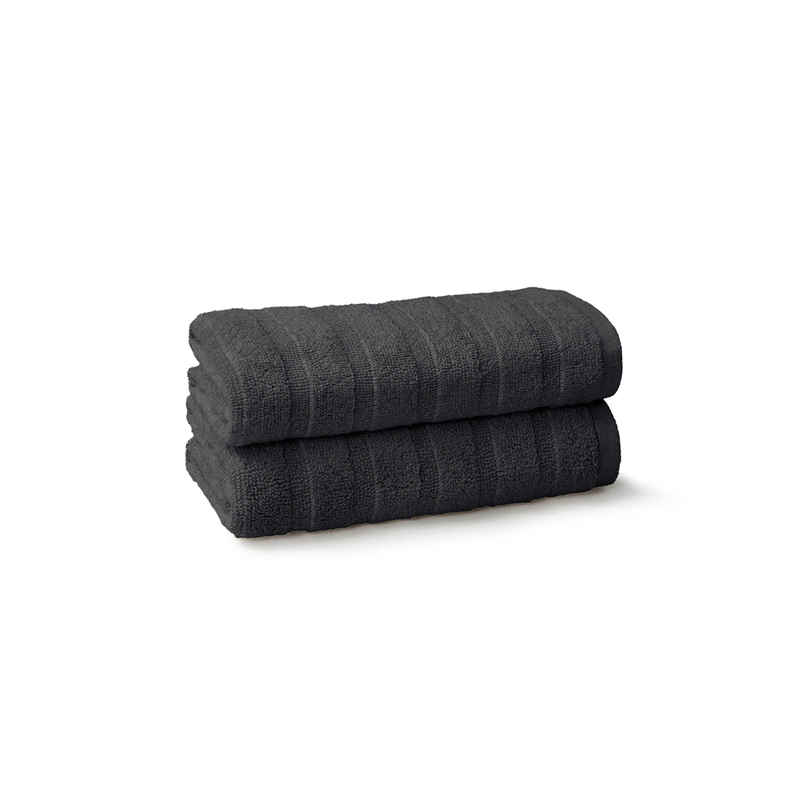 Mytrident Quick Dry Cotton Hand Towel Set | 16 x 28 in | Black Mytrident Quick Dry Cotton Hand Towel Set | 16 x 28 in | Black
