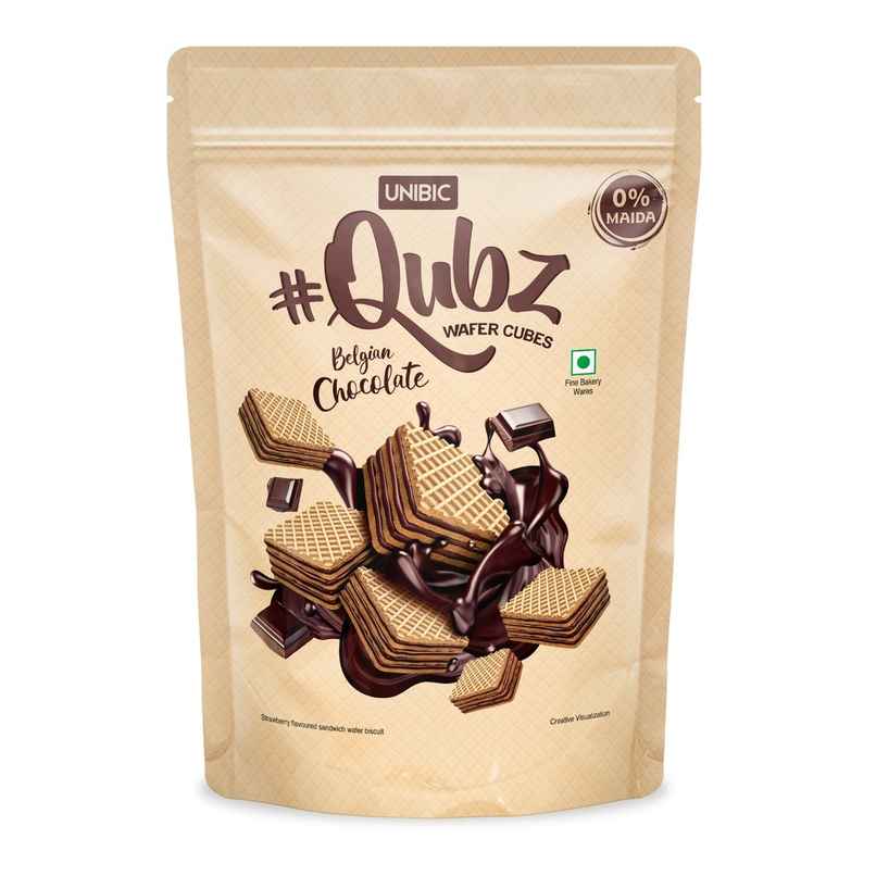 UNIBIC Wafer Belgium Chocolate Qubz