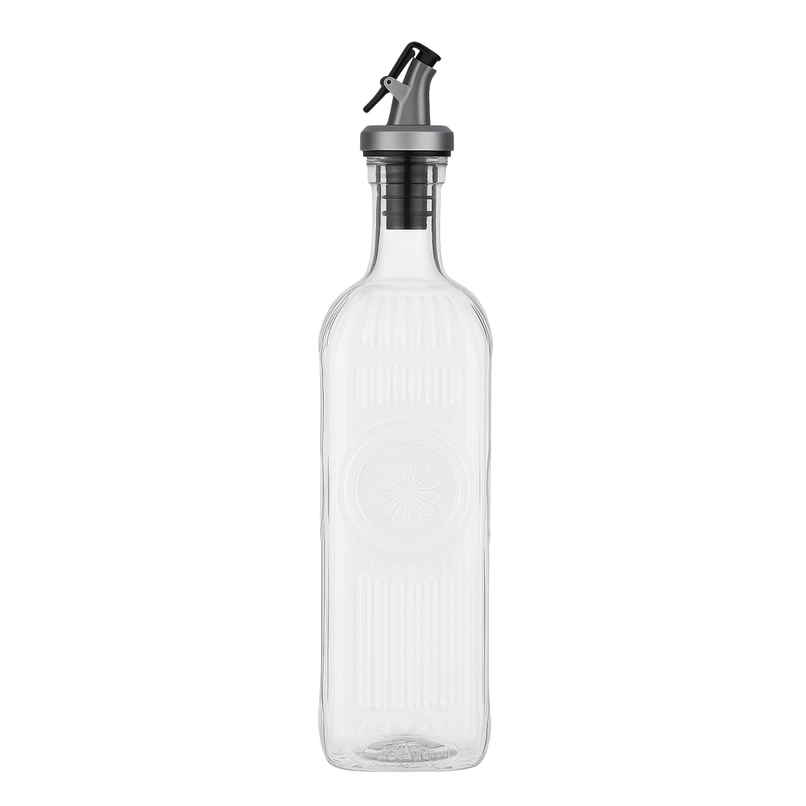 DALUCI Plastic Oil Dispenser Leak Proof Bottle with Easy Pour Spout for Kitchen Cooking Oil