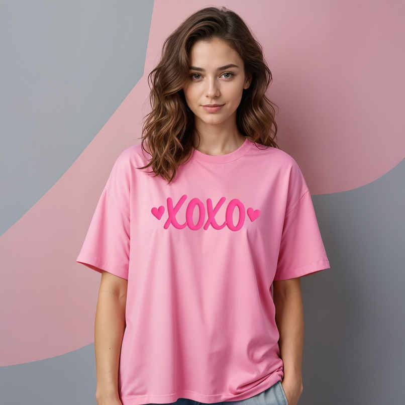 Smartees Valentines Women's Tshirt | Pink | XL