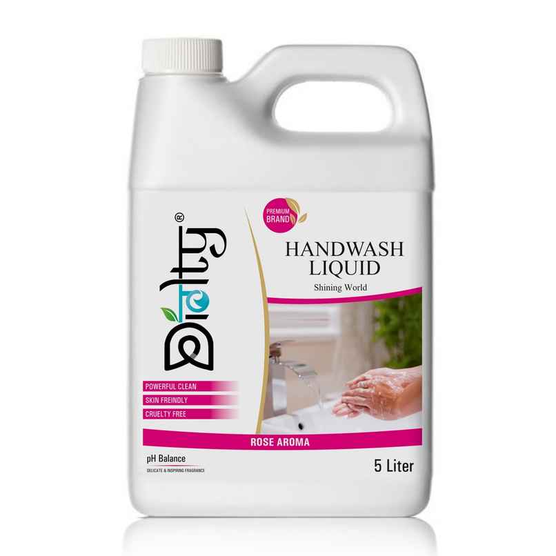 Diolty Hand Wash Protection From Germs Hand Wash Liquids Liquid Handwash (Rose) 5 l