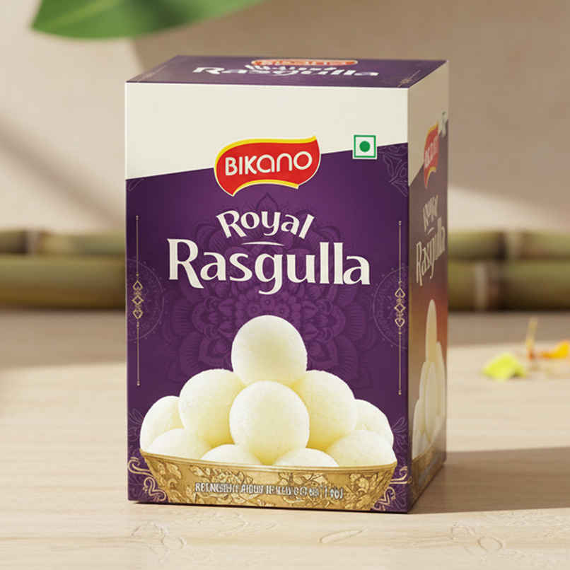 Bikano Royal Rasgulla | Soft & Spongy Bengali Sweet | Made with Premium Ingredients