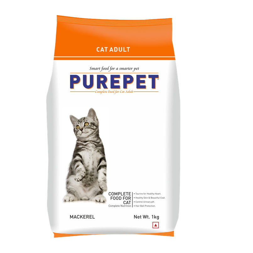Purepet Mackerel Adult Dry Cat Food