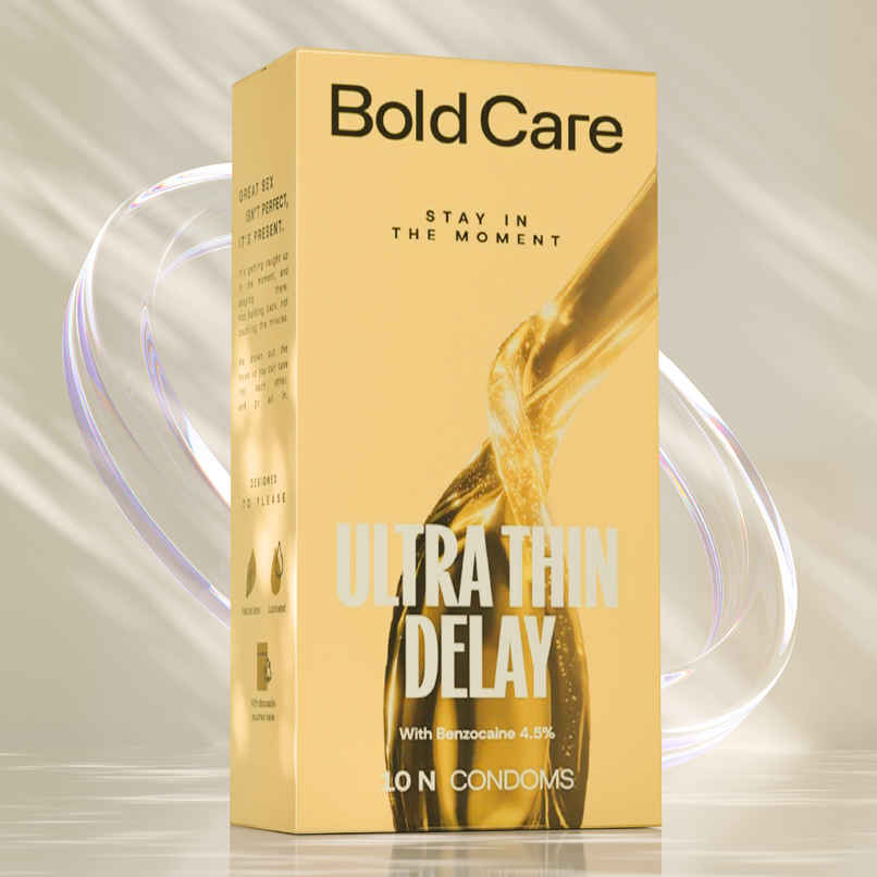 Bold Care Ultra Thin Delay Condoms with Benzocaine 4.5%