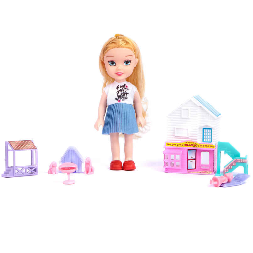 Toytales Cathy House Small|Doll House Set|For Girls|For Kids | Birthday Gift