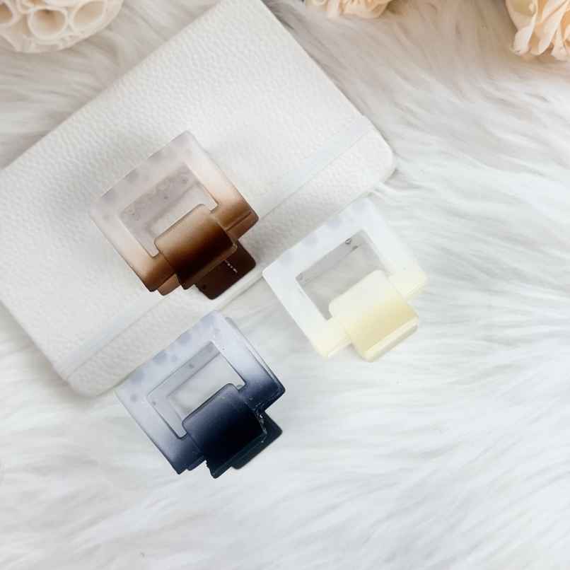 The Opal Factory | Claw Clips for Girls and Women | Set of 3 | Medium | Dual Color Matte