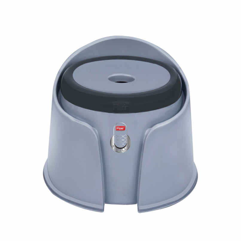 Flair Estella Home Stool 14 - Gray - Plastic Stool For Bathroom