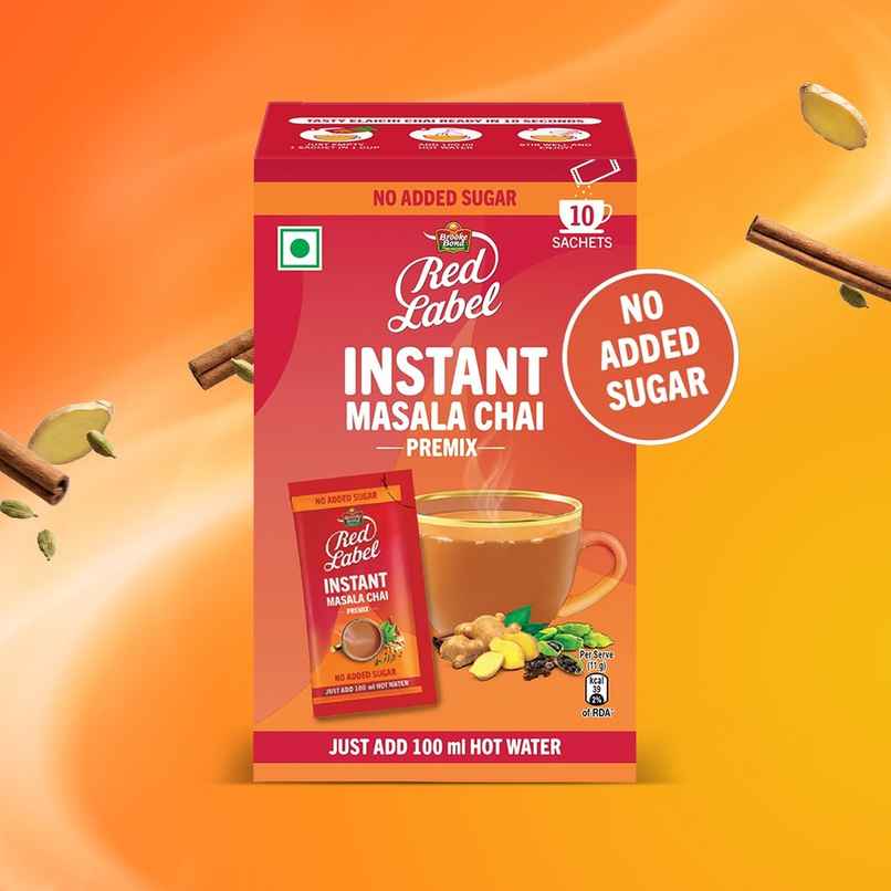 Red Label Instant Masala Chai Premix | No Added Sugar Red Label Instant Masala Chai Premix | No Added Sugar