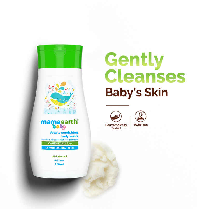 Mamaearth Deeply Nourishing Body Wash For Babies