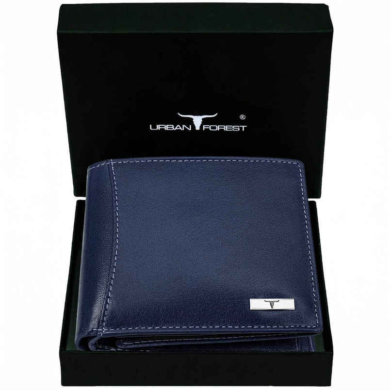 Urban Forest Men's Oliver Leather Wallet | Blue Urban Forest Men's Oliver Leather Wallet | Blue