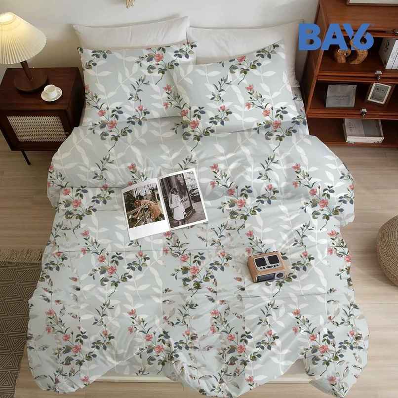 BAY6 Microfibre Floral Print Bed in Bag Set BAY6 Microfibre Floral Print Bed in Bag Set
