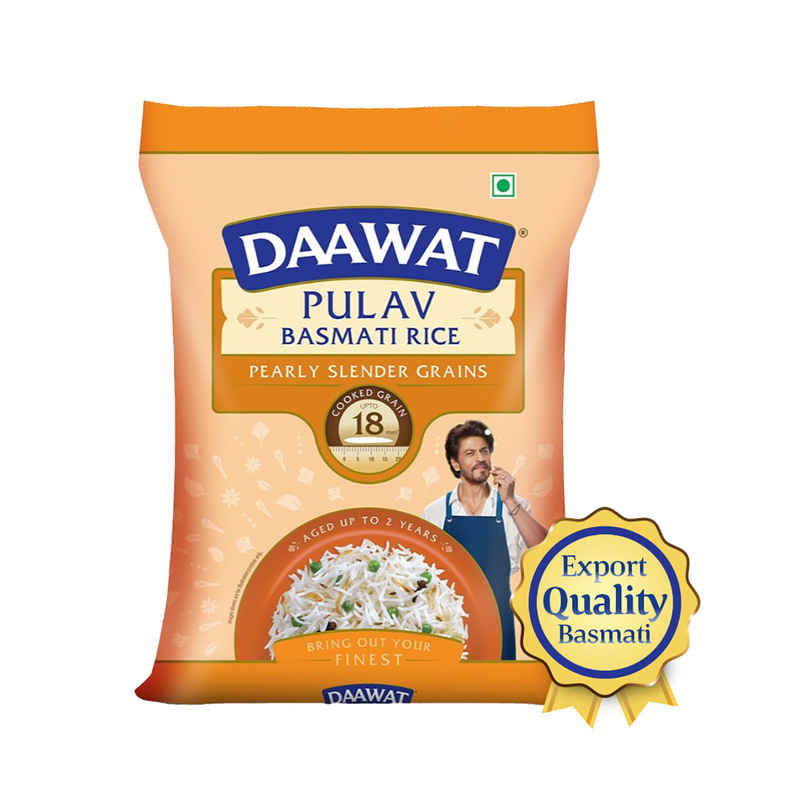 Daawat Pulav Pure Basmati Rice | Long Grain Daawat Pulav Pure Basmati Rice | Long Grain