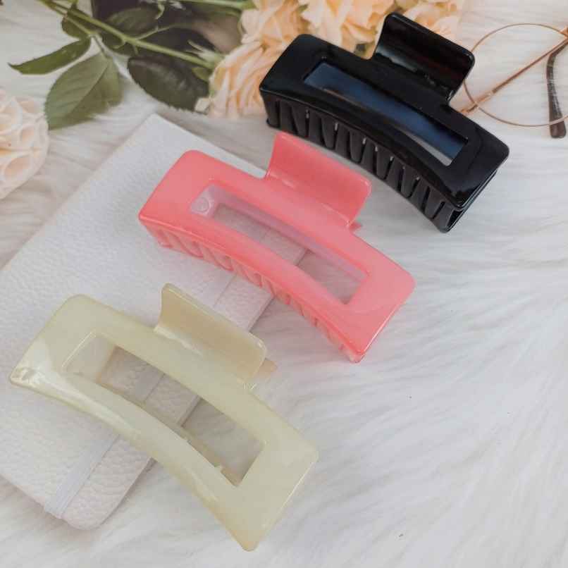 The Opal Factory Big Same Style Claw Clips for Girls and Women | Set of 3 | Large | Glossy The Opal Factory Big Same Style Claw Clips for Girls and Women | Set of 3 | Large | Glossy