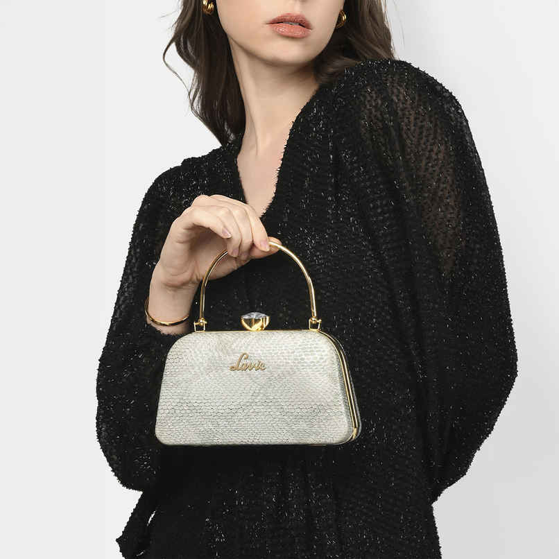 Lavie Women's Twink Framed Clutch | White Lavie Women's Twink Framed Clutch | White