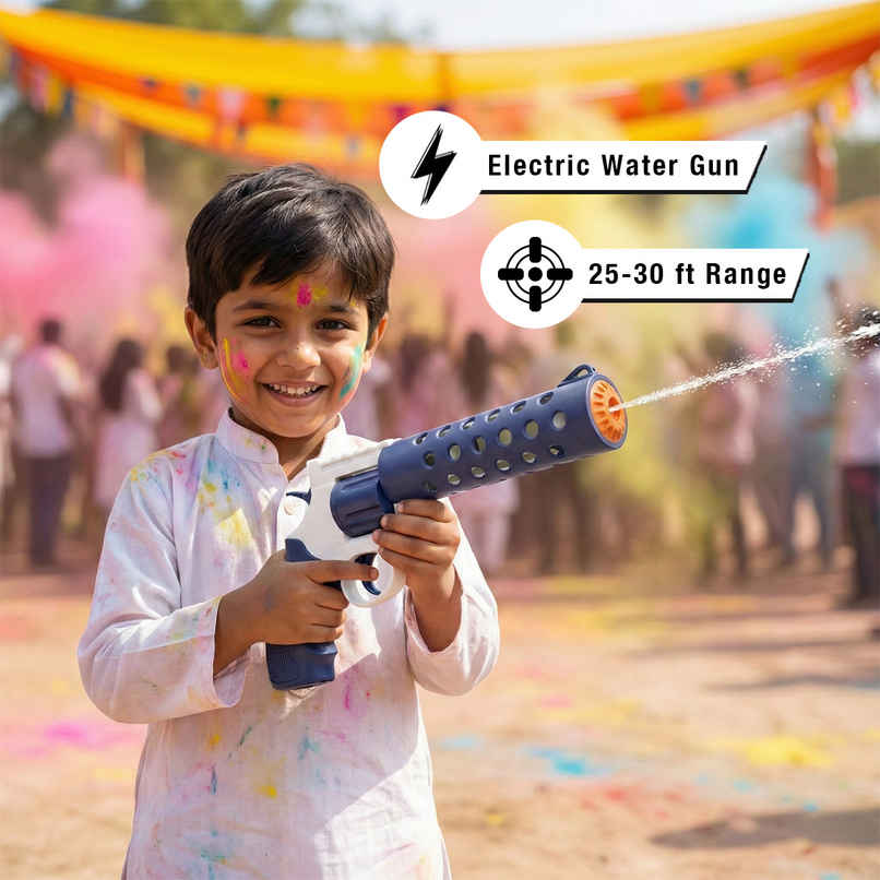 Pistol Shape Automatic Battery Operated Rechargeable Holi Water Gun | Toyshine Pistol Shape Automatic Battery Operated Rechargeable Holi Water Gun | Toyshine