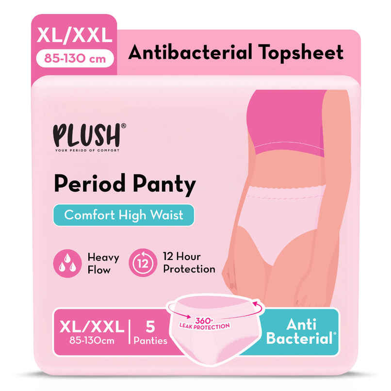 Plush Comfort High Waist Period Panty | XL/2XL Plush Comfort High Waist Period Panty | XL/2XL
