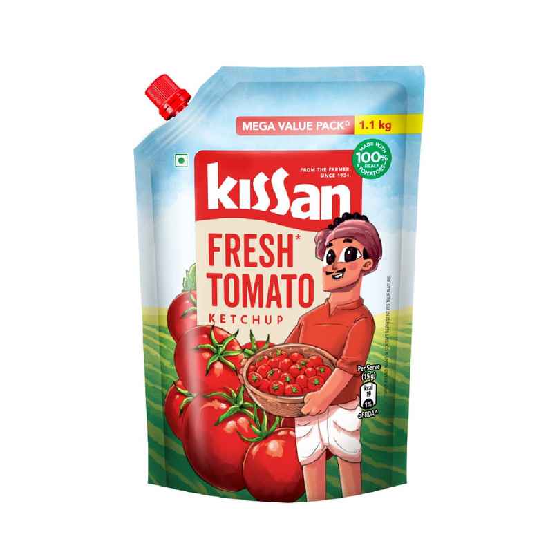 Kissan Fresh Tomato Ketchup DOY Kissan Fresh Tomato Ketchup DOY
