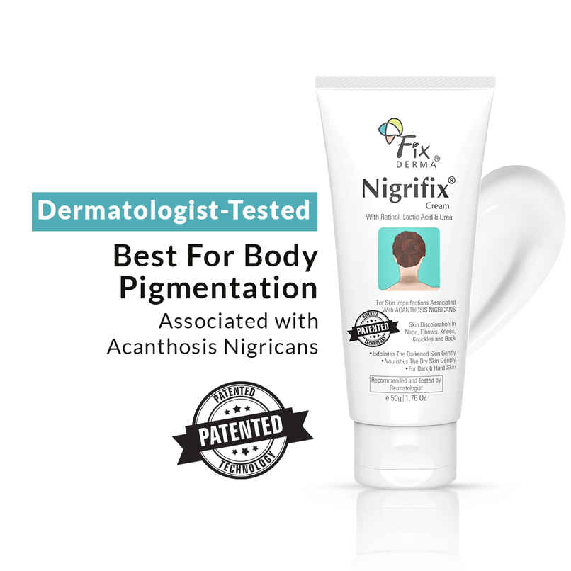 Fixderma Nigrifix Cream for Dark Neck, Elbow & Knee | Underarm Whitening Cream with Lactic Acid Fixderma Nigrifix Cream for Dark Neck, Elbow & Knee | Underarm Whitening Cream with Lactic Acid
