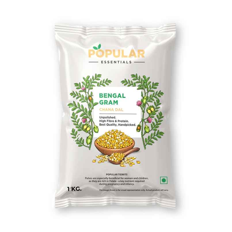 Popular Essentials Chana Dal | Un-Polished