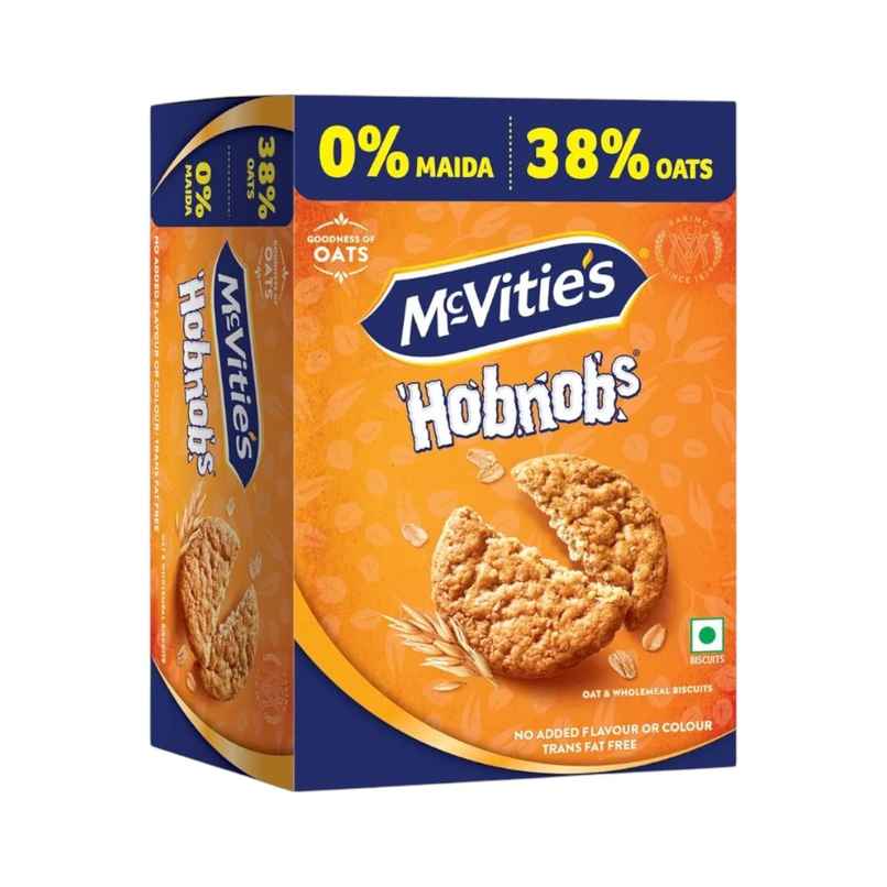 McVitie's Hobnobs Oats Cookies | 0% Maida & 38% Oats McVitie's Hobnobs Oats Cookies | 0% Maida & 38% Oats