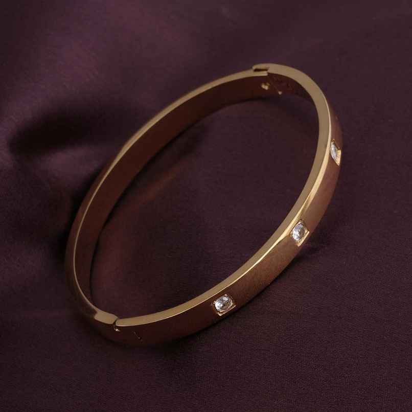 Palmonas Dazzling Stone Bangle Bracelet For Womens | Waterproof And Anti-Tarnish