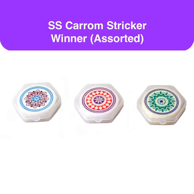 SS Carrom Striker Winner, pack of 1 (Assorted) SS Carrom Striker Winner, pack of 1 (Assorted)