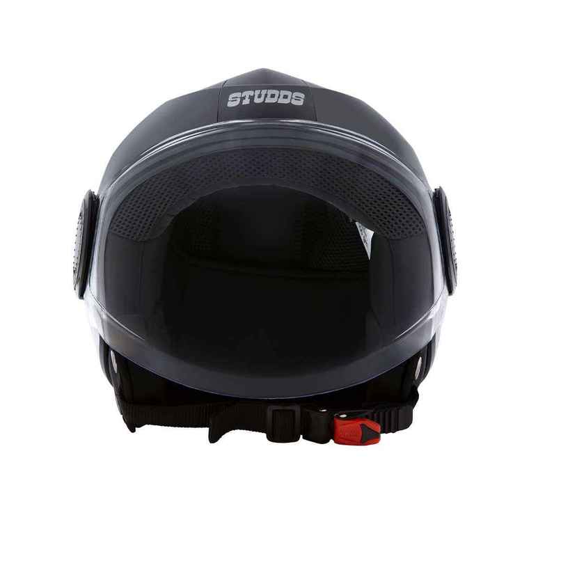 Studds Urban Isi Certified Open Face Motorcycle Helmet For Adults With Visor (Black - M) Studds Urban Isi Certified Open Face Motorcycle Helmet For Adults With Visor (Black - M)