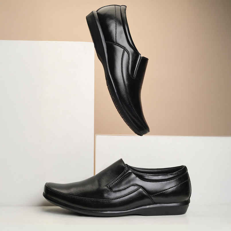 Paragon Men's Black Pvc Formal Shoes K11240G UK 9 Paragon Men's Black Pvc Formal Shoes K11240G UK 9