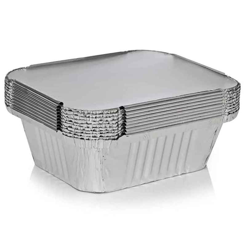 Naturepac Foil Container + Lid 750 ml | Sturdy & Practical Naturepac Foil Container + Lid 750 ml | Sturdy & Practical