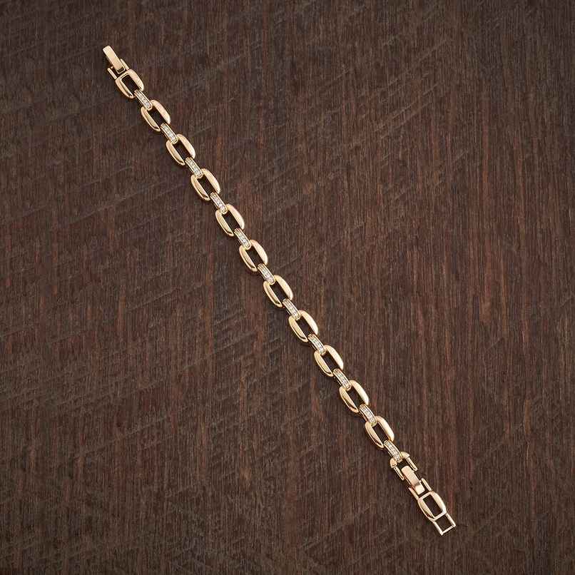 Kushal s Fashion Jewellery White Gold-Plated Party Zircon Bracelet | 443009