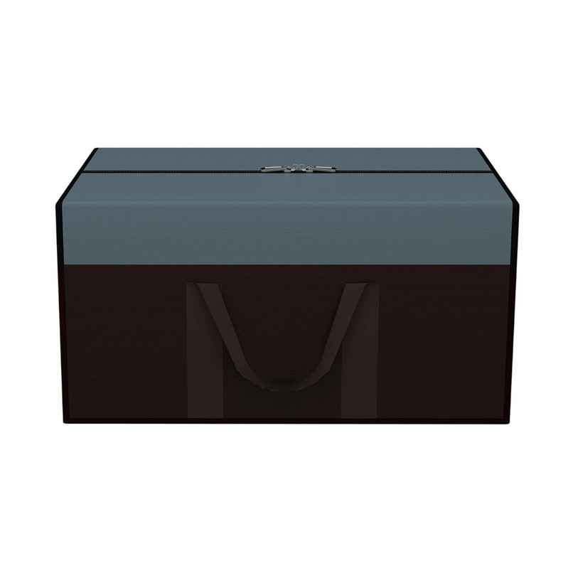 Kuber Industries Nylon 80L Large Underbed Storage Box | Blanket Storage Bags/Cover-Grey