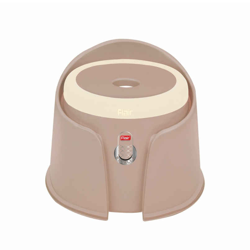 Flair Estella Home Stool 14 - Beige - Plastic Stool For Bathroom