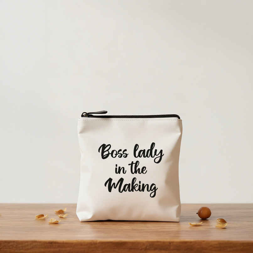 Boss Lady Canvas Pouch | Mad Over Print