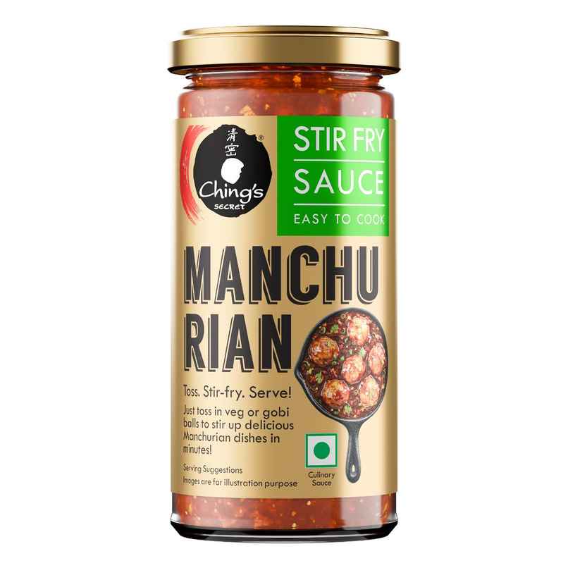 Ching's Premium Manchurian Stir Fry Sauce, Ready to Cook Sauce, No Added Colour, No MSG Ching's Premium Manchurian Stir Fry Sauce, Ready to Cook Sauce, No Added Colour, No MSG