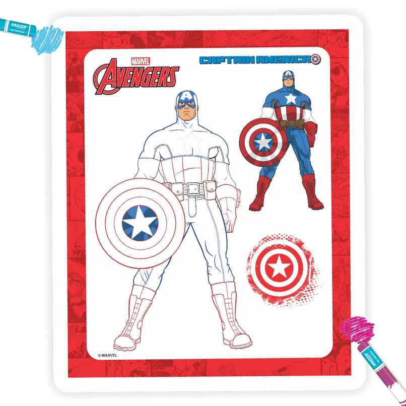 Itoys Colouring Frame-avenger(Colour May Vary)