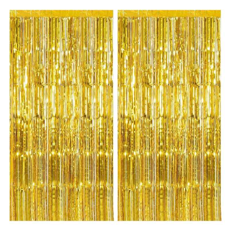 Golden Foil Curtain Golden Foil Curtain